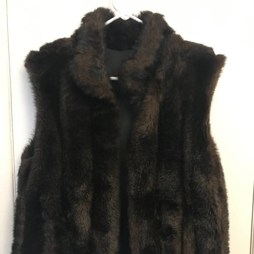 GLACCA REVERSIBLE BLACK VEST Medium